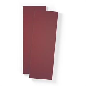 Avdelingshylle til Stort Skap med 2 Dører, Sett med 2 Bordeaux