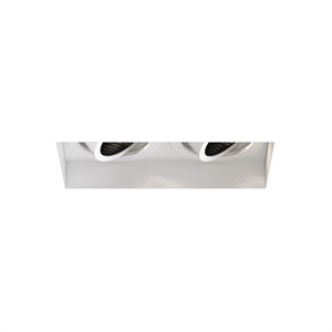 Astro Trimless Square Twin Justerbar Spot Matt Hvit