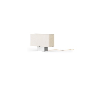 Audo Nonna Bordlampe H24 Børstet Aluminium/ Sand