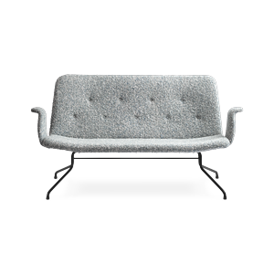 Bent Hansen Primum Sofa Sort/ Fluffy 50