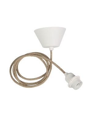 Watt & Veke Ledningssett E27 Naturfarget