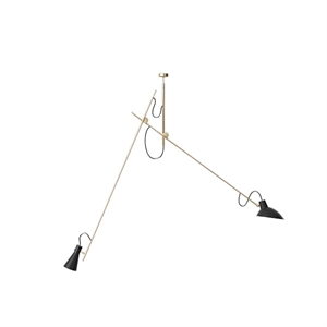 Astep VV Cinquanta Taklampe Suspension Messing/Sort