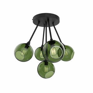 Design by Us Ballroom Molecule Taklampe Army & Sort