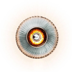Design by Us New Wave Optic XL Vegglampe Røykfarget