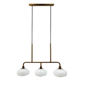 Dyberg Larsen Ossett Taklampe Lang Opal/ Bronse