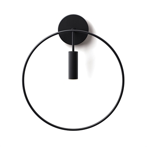 Estiluz Revolta Vegglampe Sort