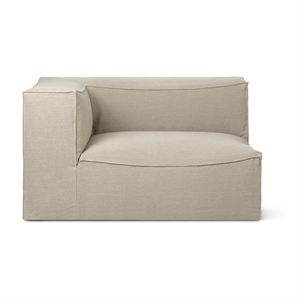 Ferm Living Catena Sofa Armlener L L400 Rich Linen Natural