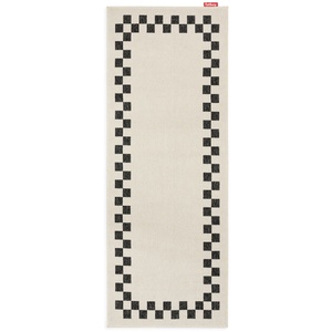 Fatboy Carpretty Catwalk Check-teppe 80x200 cm Antrasitt/ Krem