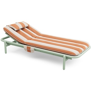 Fatboy Sunbun Daybed Mist Green/Striped Oransje
