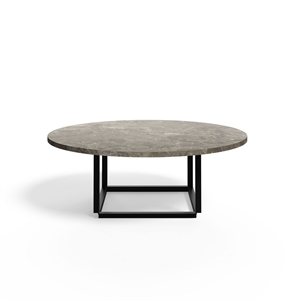 New Works Florence Salongbord Ø90 Gris Du Marais Marmor