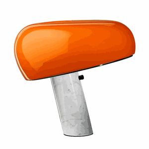 Flos Snoopy Bordlampe Orange Limited Edition