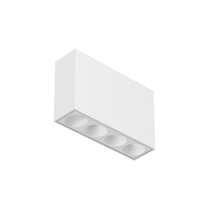 Flos Light Shadow Surface 4 Spot Taklampe Hvit