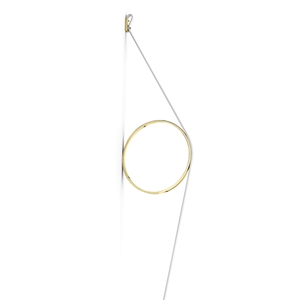 Flos Wirering Vegglampe Hvit/Gul