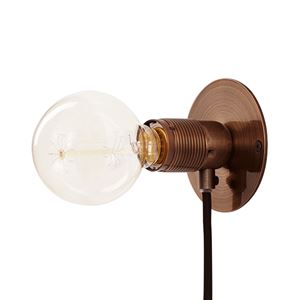 FRAMA E27 Vegglampe Bronse Liten