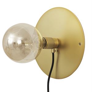 FRAMA E27 Vegglampe Messing Mellom