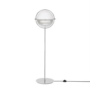 GUBI Multi Lite Gulvlampe Krom & Hvit Fri Frakt! GUBI Multi Lite Taklampe Krom & Hvit