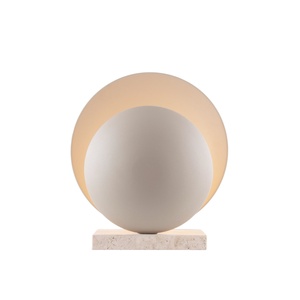 Globen Lighting Orbit Bordlampe Beige/ Beige Travertin
