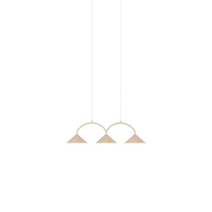 Globen Lighting Curve 3 Taklampe Beige