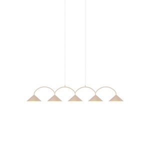 Globen Lighting Curve 5 Taklampe Beige