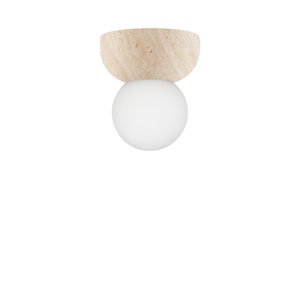 Globen Lighting Torrano 13 Vegg-/ Taklampe Beige Travertin