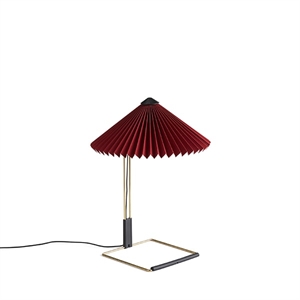 HAY Matin Bordlampe Little Dark Red