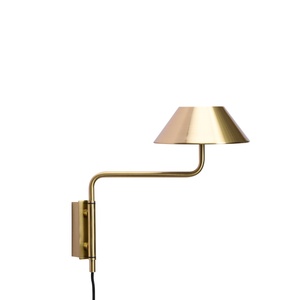 Hübsch Cover Vegglampe Messing