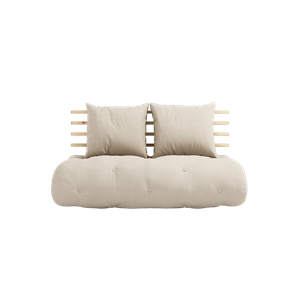 Karup Design Shin Sano Sofa med Madrass Beige/ Klarlakkert