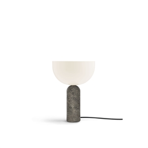 NEW WORKS Kizu Bordlampe Grå Marmor Liten