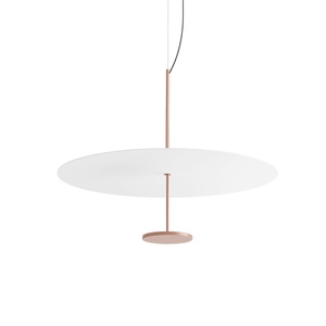 Linea Light Stilo_P Taklampe Ø74 Beige Rød
