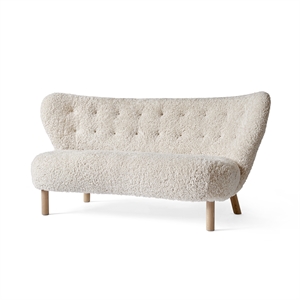&Tradition Little Petra VB2 Sofa Moonlight Saueskinn/ Hvit Eik