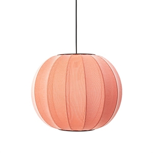 Made By Hand Knit-Wit Round Taklampe Coral Ø45