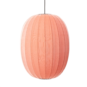 Made By Hand Knit-Wit Oval Taklampe Coral Ø65