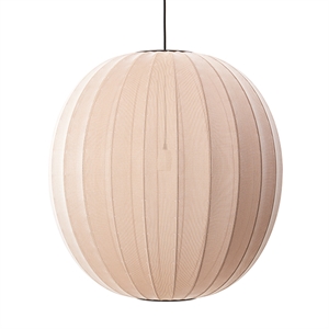 Made By Hand Knit-Wit Round Taklampe Sand Stone Ø75