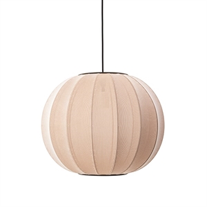 Made By Hand Knit-Wit Round Taklampe Sand Stone Ø45