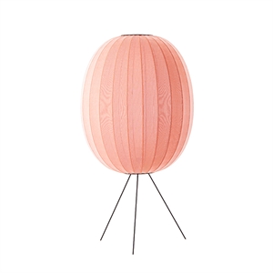 Made By Hand Knit-Wit Rund Gulvlampe Ø65 Medium Korall