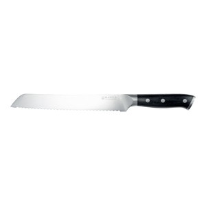 Mareld europeisk brødkniv 23 cm Sort