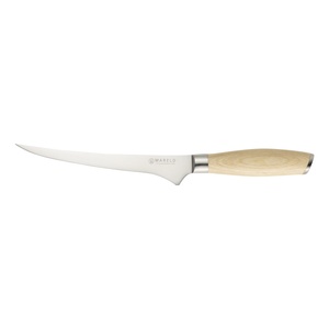 Mareld Akio japansk fleksibel filetkniv 19 cm lyst tre