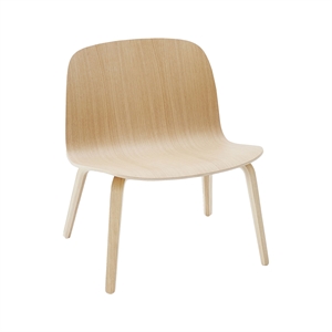 Muuto Visu Lenestol med Trebase i Eik