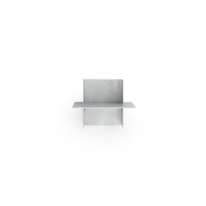 Normann Copenhagen Alu-hylle 25 cm Aluminium
