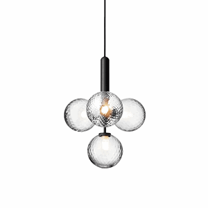 Nuura Miira 4 Taklampe Rock Grey & Klar