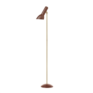 Cph Lighting Oblique Gulvlampe Teglrød /Messing