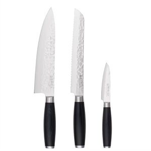 Mareld Hamrat Knivsett 3 Deler Sort