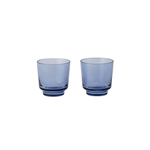 Muuto Raise Glass Indigo Sett med 2 Stk. 20 Cl