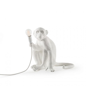 Seletti Monkey Bordlampe Hvit
