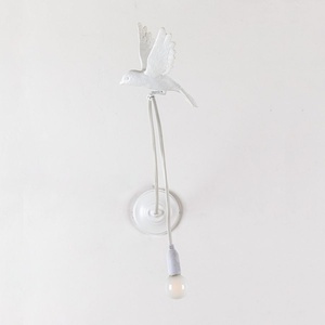 Seletti Sparrow Landing Vegglampe Justerbar Hvit