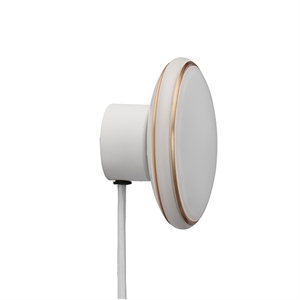 Shade ØS1 Vegglampe Hvit/Messing