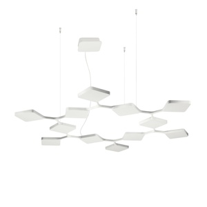 Stilnovo Quad Taklampe Sirkel Hvit