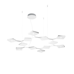 Stilnovo Quad Taklampe Opp/Ned Hvit