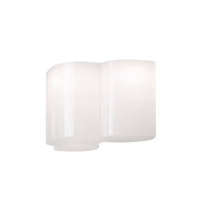 Stilnovo Honning Vegglampe Liten Hvit
