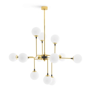Stilnovo Galassia Taklampe 12 Gull/ Hvit